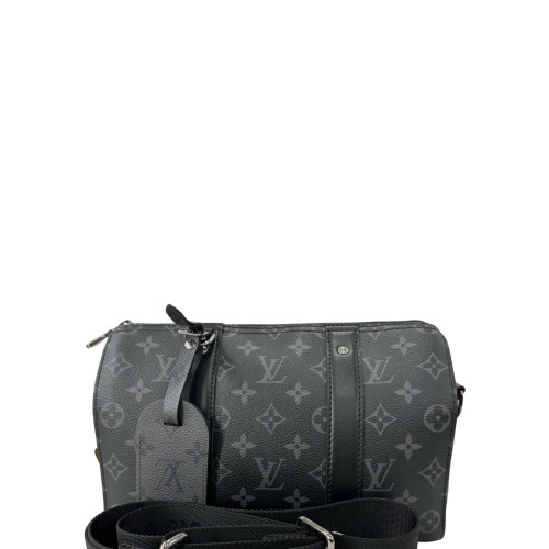 Louis Vuitton City Keepall Monogram Black Grey