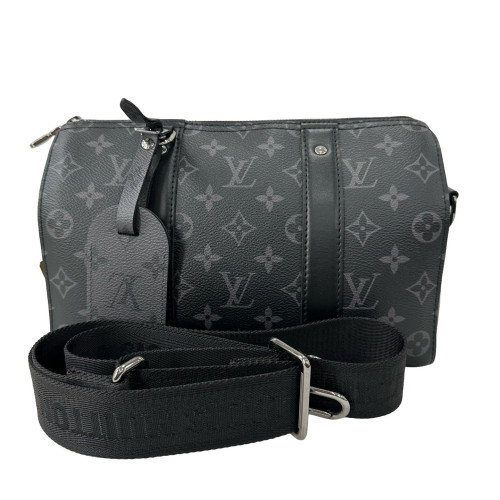 Louis Vuitton City Keepall Monogram Black Grey