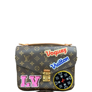 Louis Vuitton Badge Pochette Metis Monogram Brown