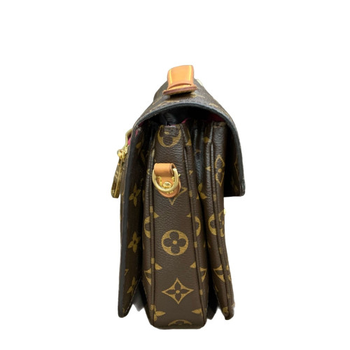 Louis Vuitton Badge Pochette Metis Monogram Brown