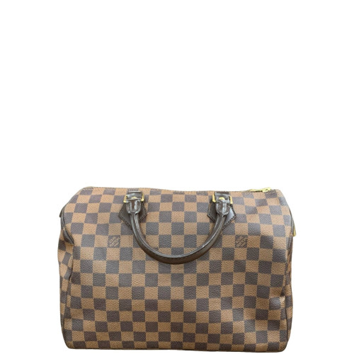 Louis Vuitton Speedy 30 Damier Ebene Brown Louis Vuitton Speedy 30 Damier Ebene Brown