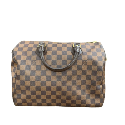 Louis Vuitton Speedy 30 Damier Ebene Brown Louis Vuitton Speedy 30 Damier Ebene Brown