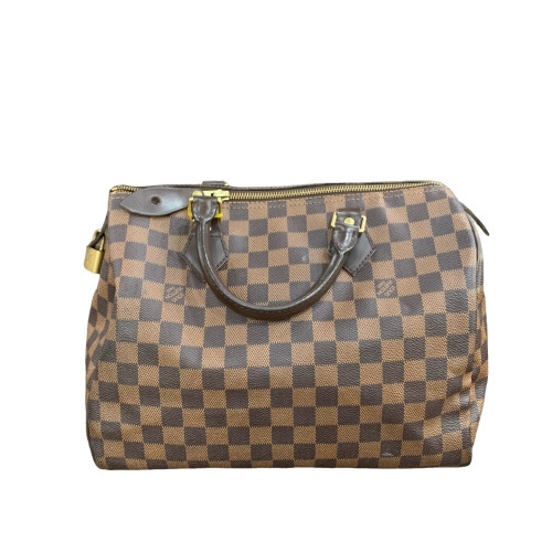 Louis Vuitton Speedy 30 Damier Ebene Brown Louis Vuitton Speedy 30 Damier Ebene Brown