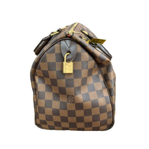 Louis Vuitton Speedy 30 Damier Ebene Brown Louis Vuitton Speedy 30 Damier Ebene Brown