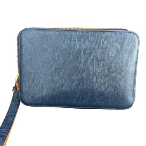 Salvatore Ferragamo Clutch Calfskin Blue