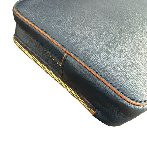 Salvatore Ferragamo Clutch Calfskin Blue
