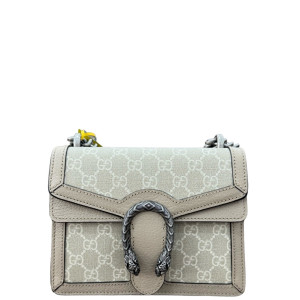 Gucci Mini Dionysus GG Supreme Monogram Beige Mystic White