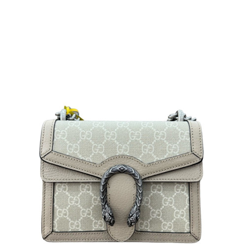 Gucci Mini Dionysus GG Supreme Monogram Beige Mystic White