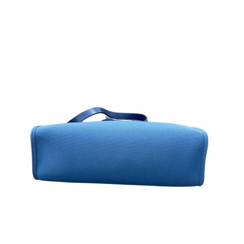 Hermes Herbag 31 Toile Vache Hunter 7U Navy Blue