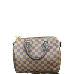 Louis Vuitton Speedy Bandouliere 25 Damier Ebene Brown