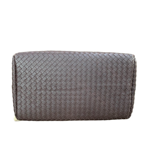 Bottega Veneta Tote Bag Lambskin Intrecciato Brown