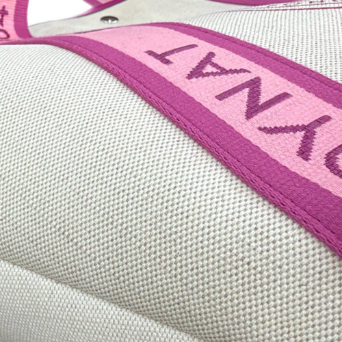 Moynat Tote Bag Canvas Beige Pink