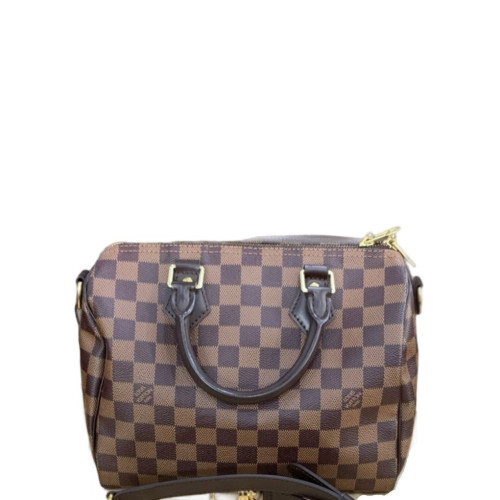 Louis Vuitton Speedy Bandouliere 25 Damier Ebene Brown