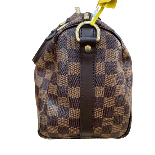 Louis Vuitton Speedy Bandouliere 25 Damier Ebene Brown