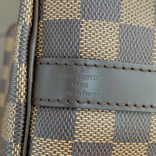 Louis Vuitton Speedy Bandouliere 25 Damier Ebene Brown