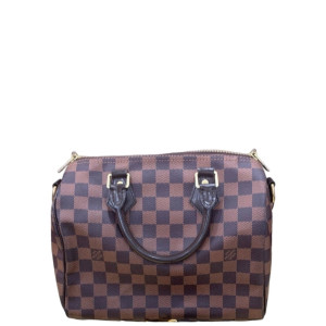 Louis Vuitton Speedy Bandouliere 25 Damier Ebene Brown