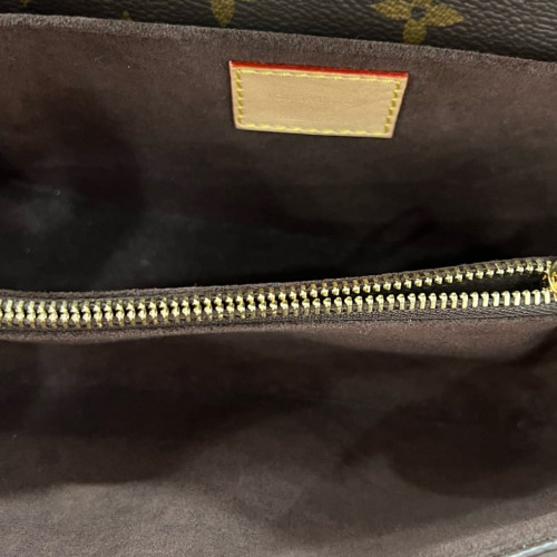 Louis Vuitton Pochette Metis East West Monogram Brown
