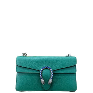 Gucci Meium Dionysus Grained Calfskin Green
