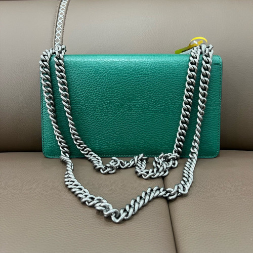 Gucci Meium Dionysus Grained Calfskin Green