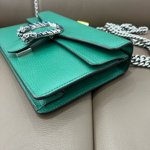 Gucci Meium Dionysus Grained Calfskin Green