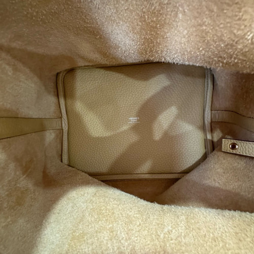 Hermes Picotin 22 Taurillon Clemence 9D Jaune Amber