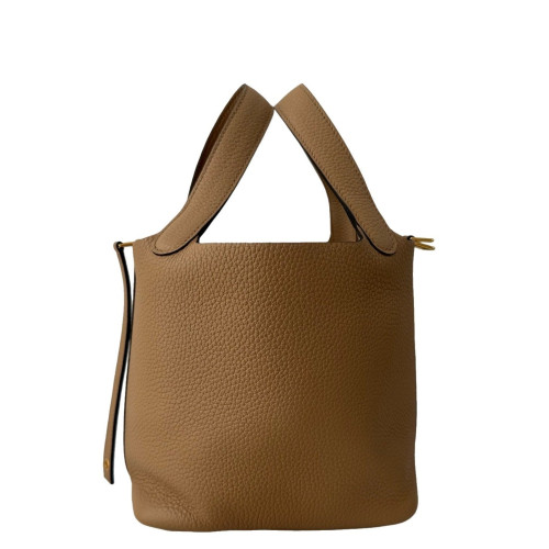 Hermes Picotin 18 Calfskin 4B Biscuit