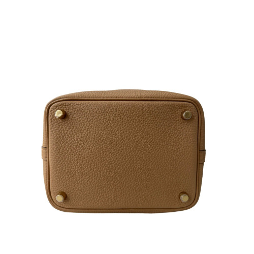Hermes Picotin 18 Calfskin 4B Biscuit
