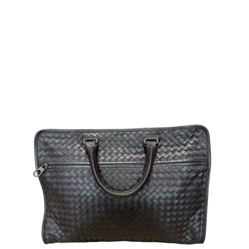 Bottega Veneta Briefcase Lambskin Intrecciato Nappa Black Bottega Veneta Briefcase Lambskin Intrecciato Nappa Black