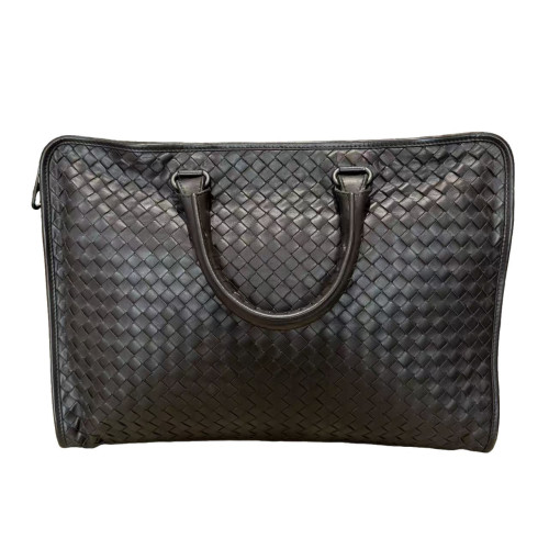 Bottega Veneta Briefcase Lambskin Intrecciato Nappa Black Bottega Veneta Briefcase Lambskin Intrecciato Nappa Black
