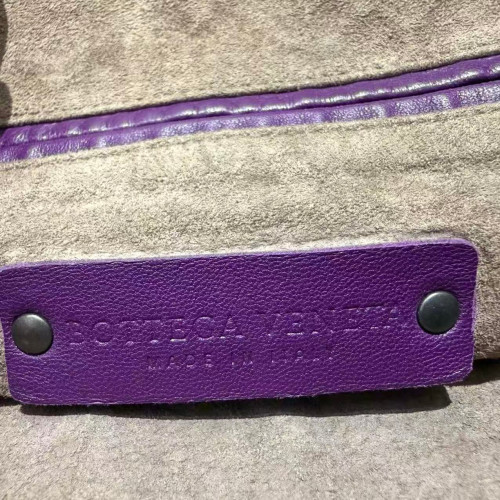 Bottega Veneta Briefcase Lambskin Intrecciato Nappa Purple