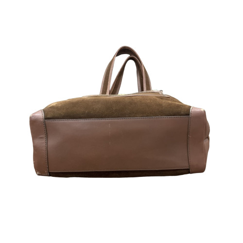 Gucci Tote Bag Suede Brown