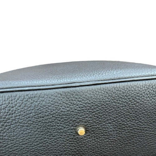 Dior Handbag Grained Calfskin Black