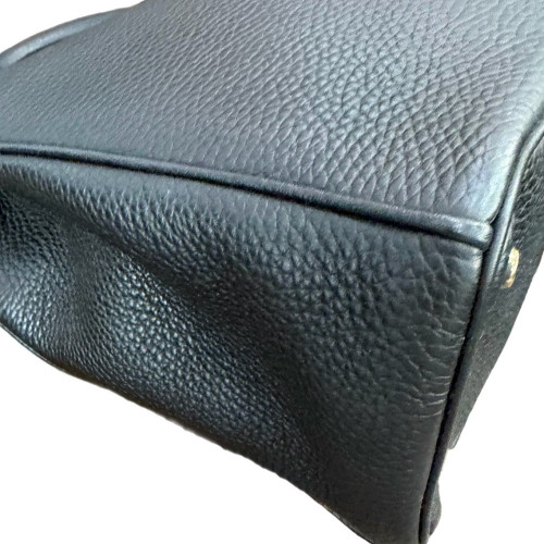 Dior Handbag Grained Calfskin Black