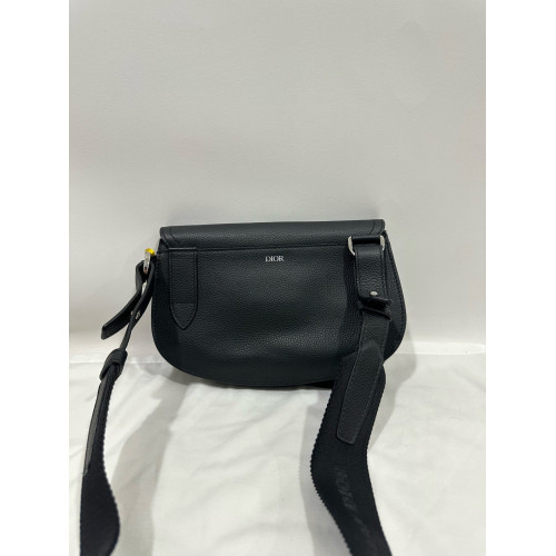 Dior Saddle Crossbody Bag Calfskin Black