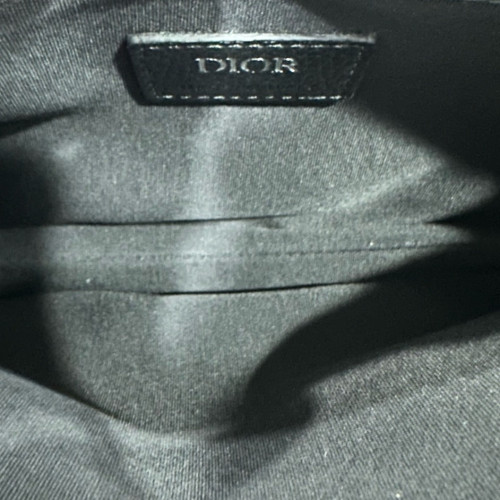 Dior Saddle Crossbody Bag Calfskin Black