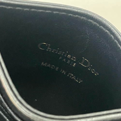 Dior Card Holder Lambskin Black