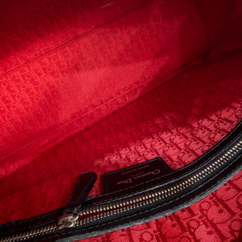 Dior Large Lady Dior Lambskin Black