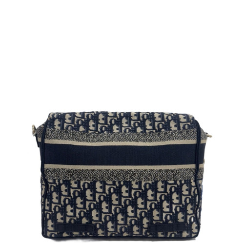 Dior Medium Diorcamp Messenger Oblique Blue White