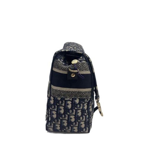 Dior Medium Diorcamp Messenger Oblique Blue White