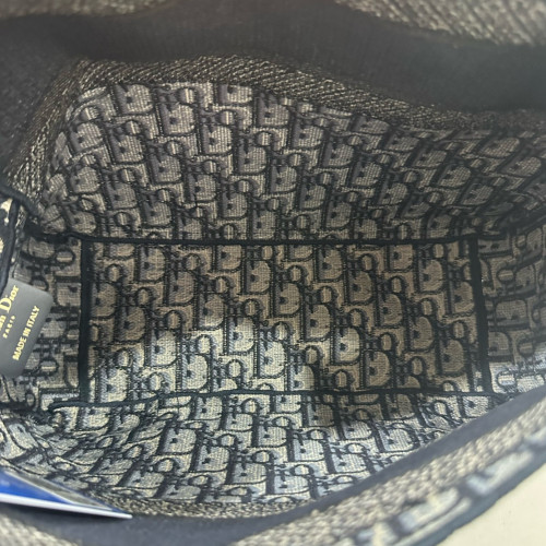 Dior Medium Diorcamp Messenger Oblique Blue White