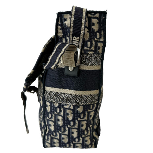 Dior Medium Diorcamp Messenger Oblique Navy Beige Black