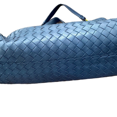 Bottega Veneta Tote Bag Calfskin Calfskin Intrecciato Blue Bottega Veneta Tote Bag Calfskin Calfskin Intrecciato Blue