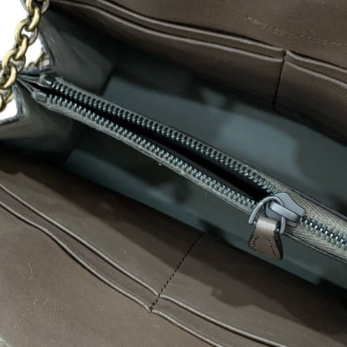 Bottega Veneta Crossbody Bag Lambskin Intrecciato Nappa Lambskin Nappa Grey