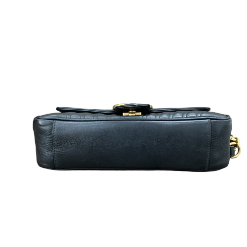 Gucci Small GG Marmont Lambskin Black
