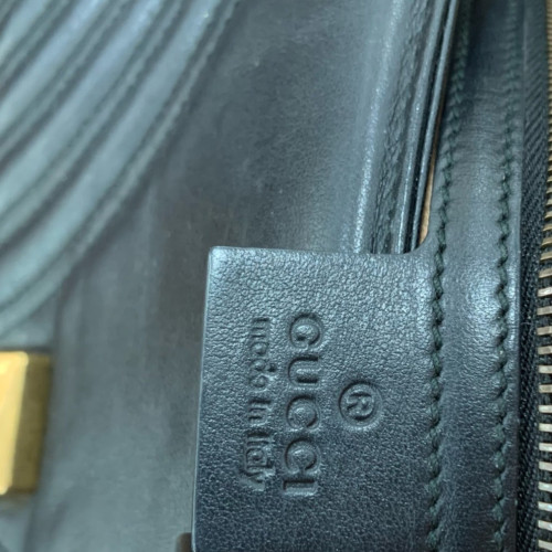 Gucci Small GG Marmont Lambskin Black