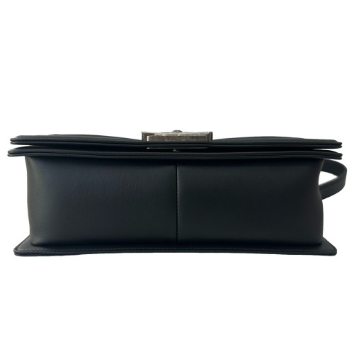 Chanel Quilted Medium Boy Flap Calfskin Black