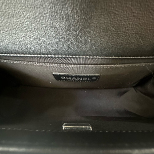 Chanel Quilted Medium Boy Flap Calfskin Black
