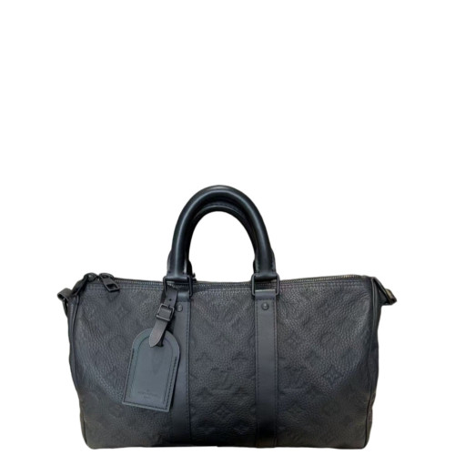 Louis Vuitton Keepall Bandouliere 35 Monogram Empreinte Black