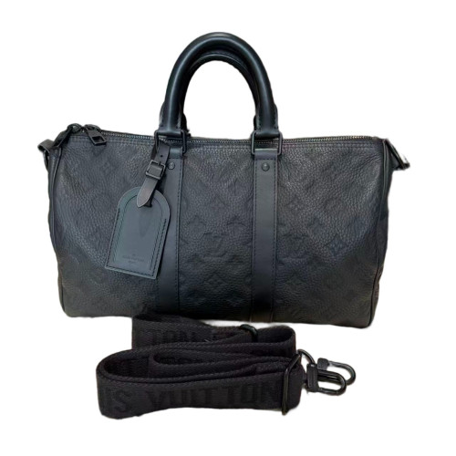 Louis Vuitton Keepall Bandouliere 35 Monogram Empreinte Black
