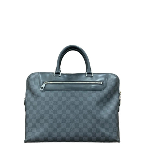 Louis Vuitton Avenue Soft Briefcase Damier Graphite Blue